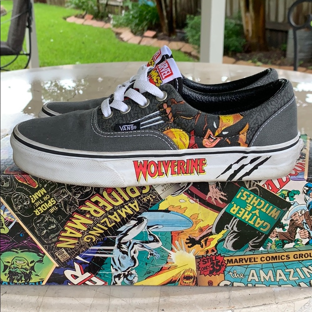 Vans Wolverine Marvel Comics Women’s 6 Men’s 4.5